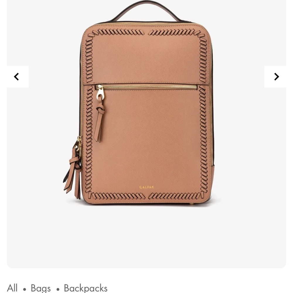 Kaya 15 inch Laptop Backpack in Caramel Calpak Brown Women's Backpack